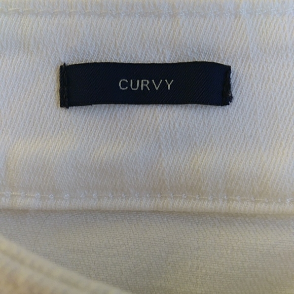 Talbots Curvy Slenderizing Jeans 6 White - Picture 4 of 16